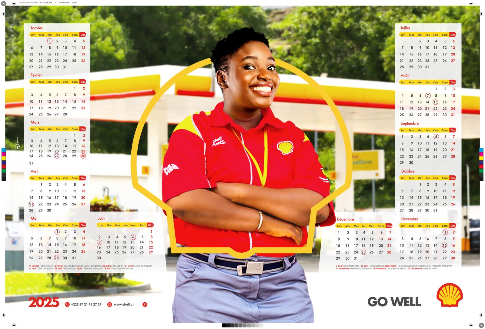 Calendrier Shell CI_