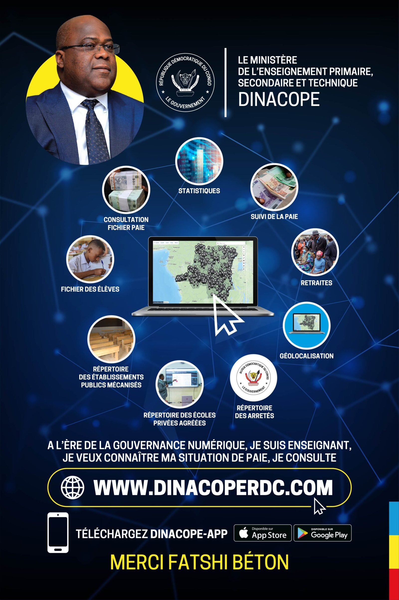 Presse DINACOPE LA PAIE DES ENSEIGNANTS B